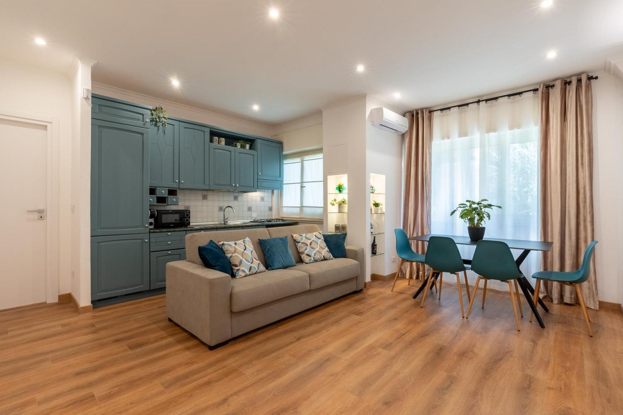 Apartamento Vatican Oasis - Free Parking, 4-6 Pax, 2 Bedrooms
